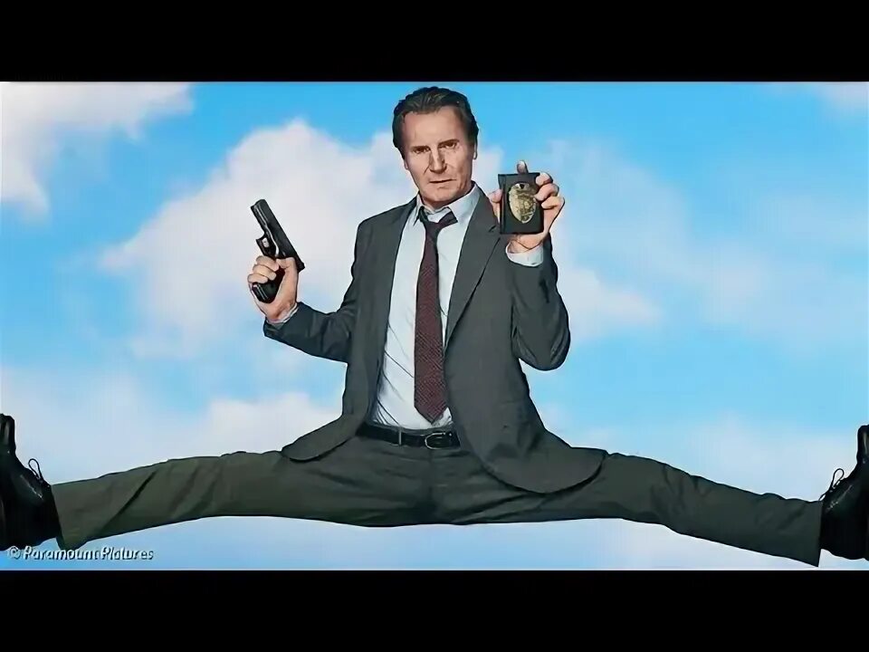Paramount показала новый постер предстоящего перезапуска «Голого Пистолета» с Лиамом Нисоном
