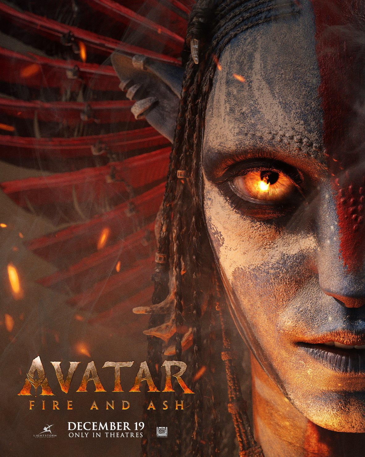Представлен первый постер фильма «Аватар: Огонь и пепел»