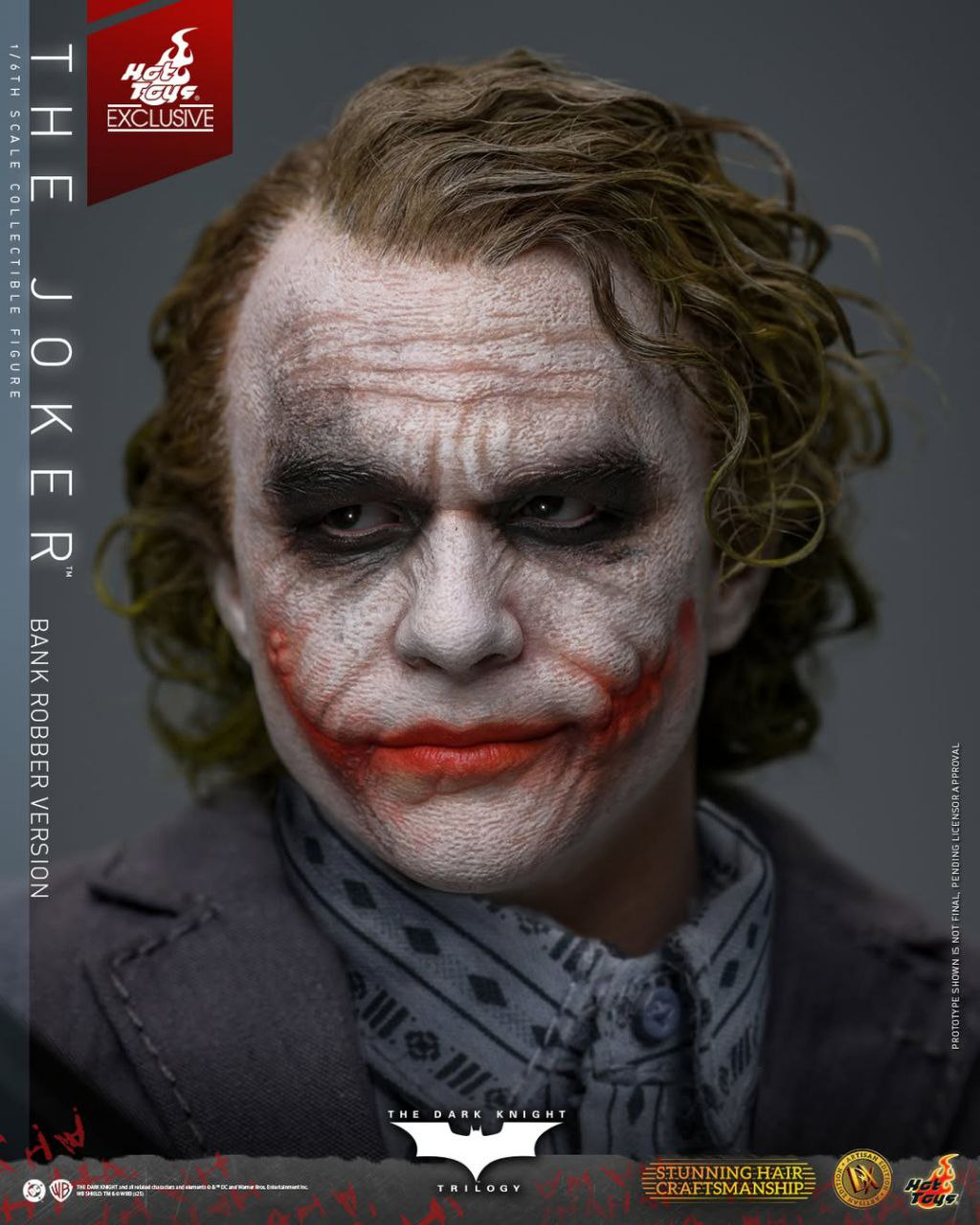 Hot Toys представила впечатляющую фигурку с Джокером Хита Леджера из «Темного рыцаря»