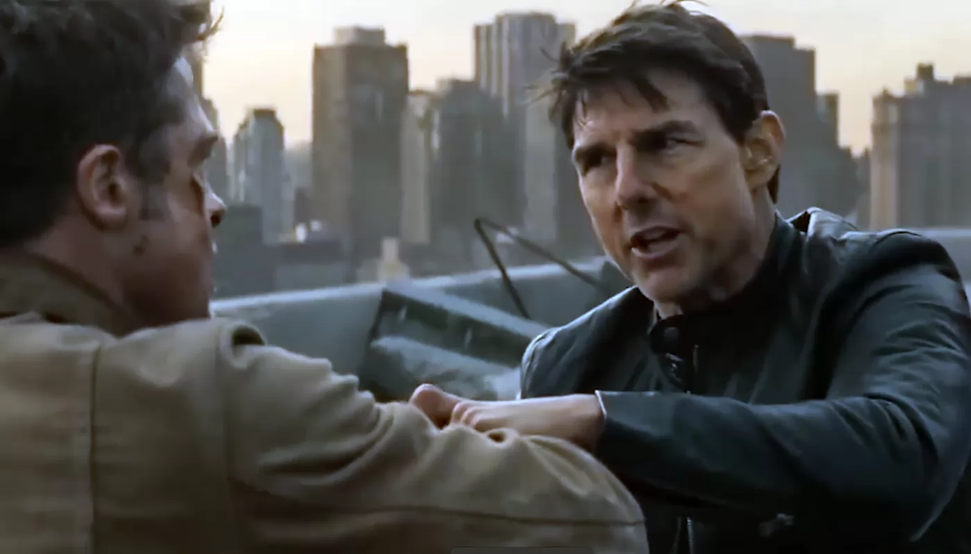 Голливудские студии возмутил бой Тома Круза и Брэда Питта